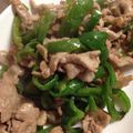 r9214s's cooksnap of when they made ピーマンと豚こまのゴマドレ炒め.