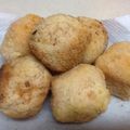 miyachom's cooksnap of when they made たらこ入りぽて丸.