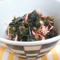 memgeg's cooksnap of when they made ✿わかめ・鰹節・桜えびの和え物✿.