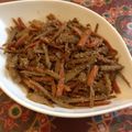 ケクケク's cooksnap of when they made 基本の☆きんぴらごぼう.