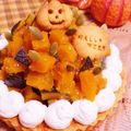 mnao70's cooksnap of when they made 秋☆ハロウィンに☆かぼちゃのタルト.