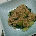 chokomashu's cooksnap of when they made 春雨と鶏ひき肉の炒めあんかけ.