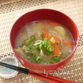 milk＊crown's cooksnap of when they made さつま汁.