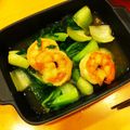 ひろと＾＿＾ママ's cooksnap of when they made 青梗菜とエビの中華炒め.