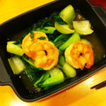 ひろと＾＿＾ママ's cooksnap of when they made 青梗菜とエビの中華炒め.