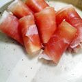 むぴょこぴょこん's cooksnap of when they made 酒のさかな♪生ハム&クリームチーズ巻き.
