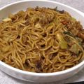 ４番目's cooksnap of when they made カレー焼きそば.