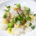 のんのんSTELLA's cooksnap of when they made 簡単！ごま油香る焼き鳥と卵の親子混ぜご飯.