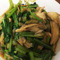 Yモニュメントバレー's cooksnap of when they made 舞茸小松菜山椒バター炒め.