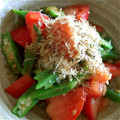 コタポン太's cooksnap of when they made 簡単過ぎ☆トマトとオクラのさっぱりサラダ.