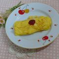 かおpon's cooksnap of when they made 餅もっちオムレツ.