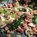 ちゃみ's cooksnap of when they made 簡単♩セロリとソーセージの卵炒め.
