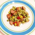なつき☆ミ's cooksnap of when they made バジルとウインナーのずぼらスクランブル.