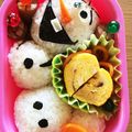 wakaparty's cooksnap of when they made ♡オラフキャラ弁♡.