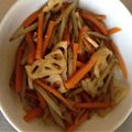 カルーアちょび髭's cooksnap of when they made ゴボウ・人参・蓮根のきんぴら.