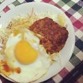 ちゃんす〜's cooksnap of when they made ◆ロコモコ◆ハンバーグ♪.