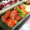 キャシーキャサリン's cooksnap of when they made お弁当に♪ピーマンと人参の胡麻炒め.