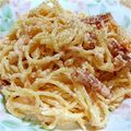 ちょこちょこ♪'s cooksnap of when they made 大葉が香る♡明太クリームパスタ★.