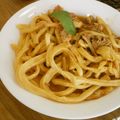 反省堂書店（のぐち）'s cooksnap of when they made まるごとトマトのツナパスタ♪.