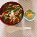 み＊か's cooksnap of when they made ✿チーズでコク旨♡スパイシー牛丼✿.