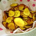 なっち０３'s cooksnap of when they made 秋の野菜でおやつ☆サツマイモチップス.