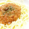 ayaakari's cooksnap of when they made ちょっとリッチにカニ缶でトマトクリーム.