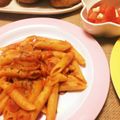 haruhir0's cooksnap of when they made トマトクリーム ペンネ.