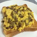 理恵蔵's cooksnap of when they made おいし～！納豆たまごトースト♪.
