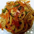 ミノヤマ's cooksnap of when they made レンコンとにんじんのきんぴら.