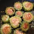 ＫＥＩＫＯ's cooksnap of when they made 【農家のレシピ】ゴーヤの肉詰め照り焼き.