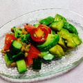 アンアンジェリーナ's cooksnap of when they made アボカド☆胡瓜♡トマトの納豆和え.