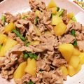 foglia5655's cooksnap of when they made 豚肉とじゃがいもとアスパラの塩麹炒め.