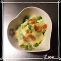 K0A9O0R8U♪'s cooksnap of when they made 簡単おつまみ★枝豆はんぺんのマヨチー焼.