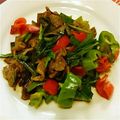 fukudoru's cooksnap of when they made お弁当にも♪牛肉とニラのポン酢炒め★.