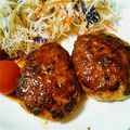 みいかりん's cooksnap of when they made 鶏挽肉の和風照り焼きハンバーグ.