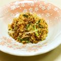 うしろまえこ's cooksnap of when they made ♡簡単！納豆とイカ塩辛の炒飯♡.