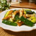 yuki829's cooksnap of when they made きゅうりと竹輪のピリ辛炒め.