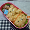 ひーゆっき's cooksnap of when they made 運動会のお弁当応援くまさん　キャラ弁.