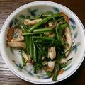 nishipin's cooksnap of when they made ガツン☆空芯菜とイカの炒め物.