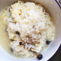 yaokiyaoki's cooksnap of when they made 鶏とシメジのたまご雑炊.