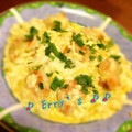 Erry_k's cooksnap of when they made 海老と豆腐のふわふわ卵とじ.