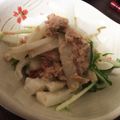 季実子712's cooksnap of when they made 大根・水菜・ツナの簡単梅マヨサラダ.