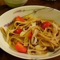 ウィジュ's cooksnap of when they made ランチに簡単！✿いかのバター醤油パスタ✿.