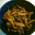 aco0602's cooksnap of when they made 牛肉×牛蒡が鉄板☆牛ごぼうのしぐれ煮丼☆.