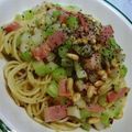 たけ☆'s cooksnap of when they made セロリ＆カシューナッツのぺぺロンチーノ。.