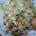 かしちゃっく's cooksnap of when they made 栄養詰め込み!!納豆チャーハン♪.