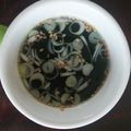 対々和's cooksnap of when they made 簡単ワカメスープ.