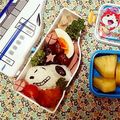 ssママ♪'s cooksnap of when they made スヌーピーの簡単弁当☆.
