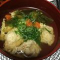 upakana's cooksnap of when they made フワフワ鶏団子と白菜のスープ.