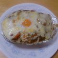 ＊hope＊'s cooksnap of when they made リメイク＊巣ごもり卵のチーズ焼きカレー.